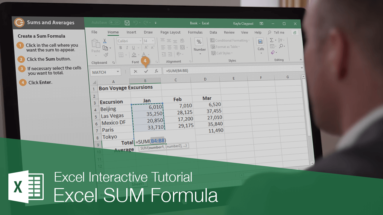 Excel SUM Formula