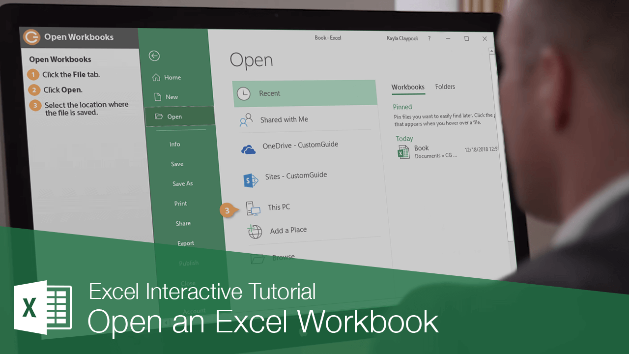 Open an Excel Workbook
