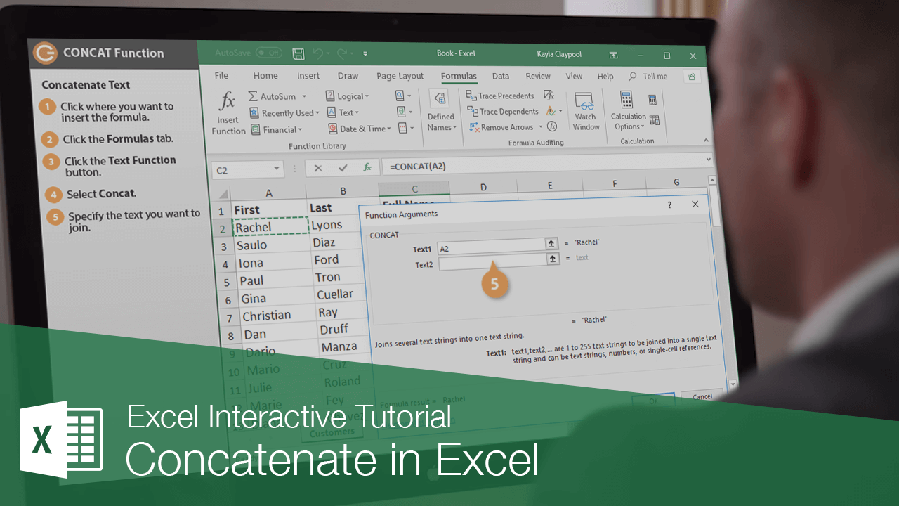 Concatenate in Excel