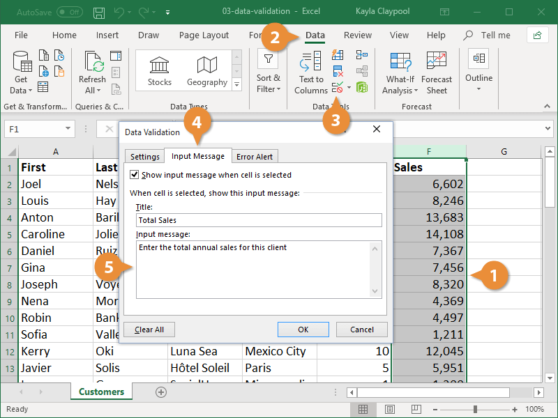 Data Validation