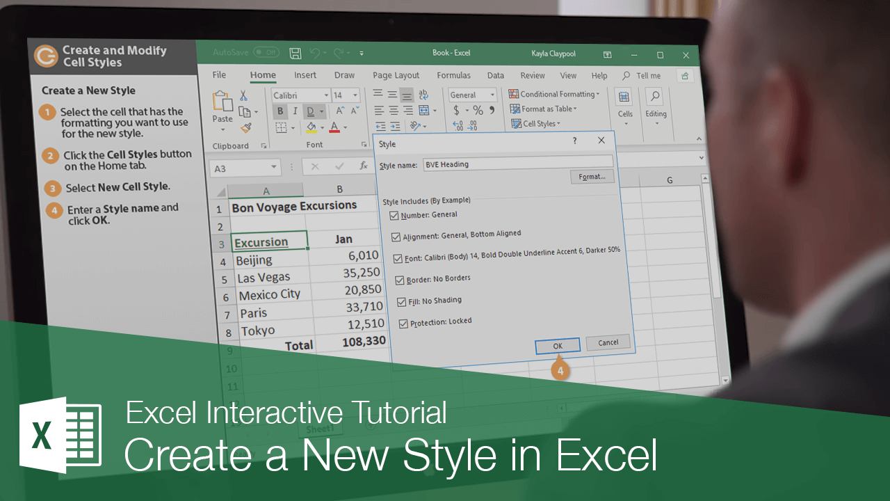 Create a New Style in Excel