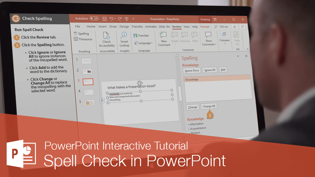 Spell Check in PowerPoint