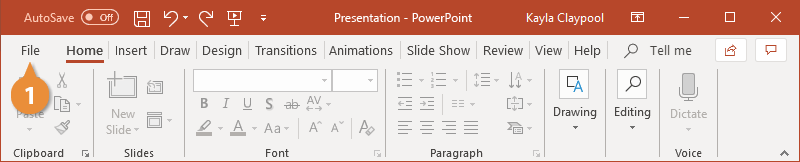 Create a New Presentation