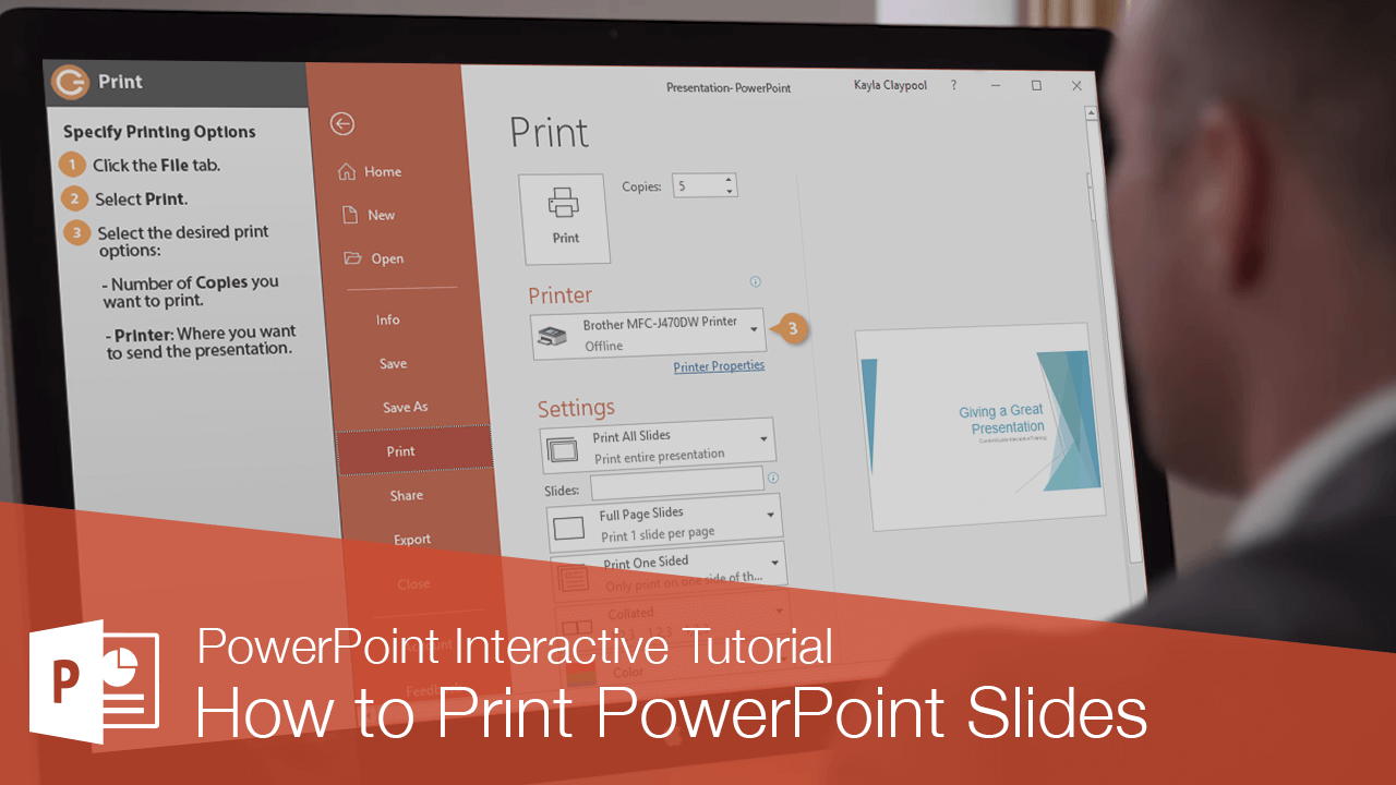 How to Print PowerPoint Slides