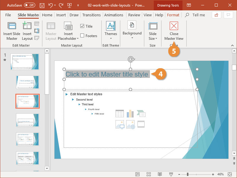 Work With Slide Layouts